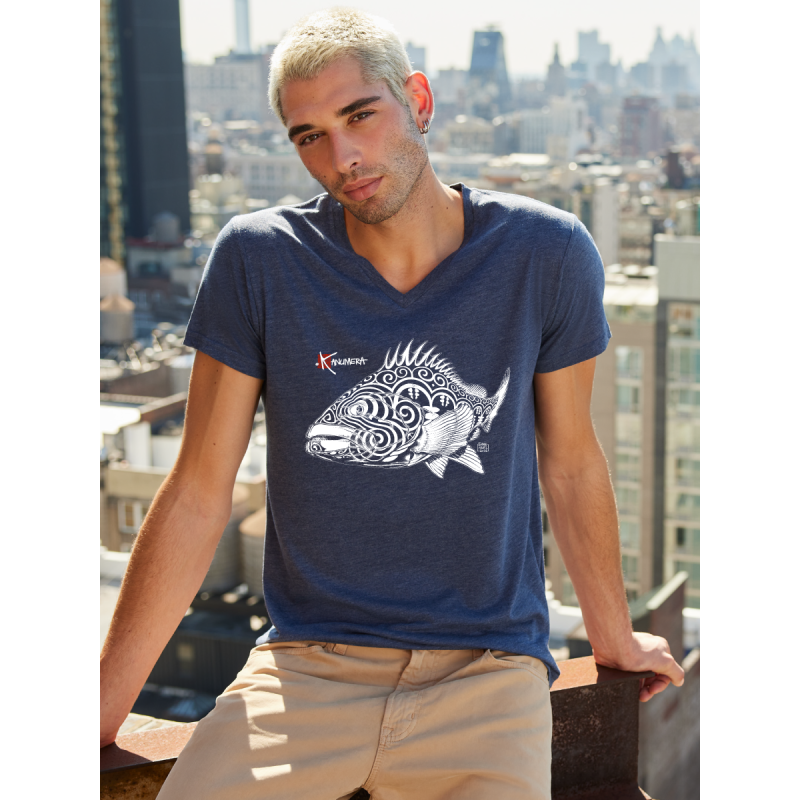 Grouper V Neck T-shirt