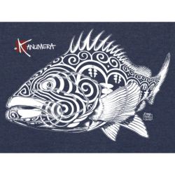 T-shirt Col V Le Mérou tatoo