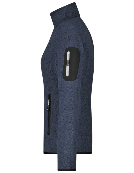 Veste Femme en Polaire tricoté L'Hippocampe Tatoo