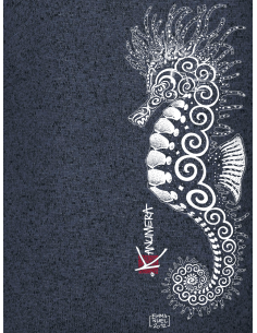 Veste Femme en Polaire tricoté L'Hippocampe Tatoo 2