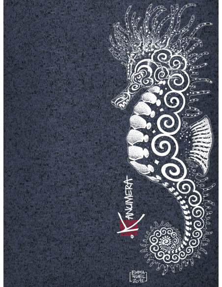 Veste Femme en Polaire tricoté L'Hippocampe Tatoo