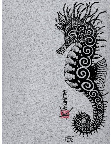 Veste Femme en Polaire tricoté L'Hippocampe Tatoo