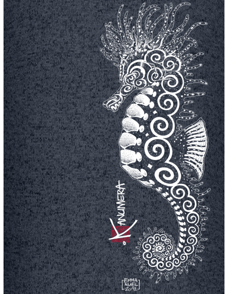 Veste en Polaire tricoté L'Hippocampe Tatoo