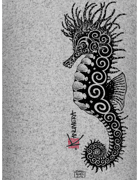 Veste en Polaire tricoté L'Hippocampe Tatoo