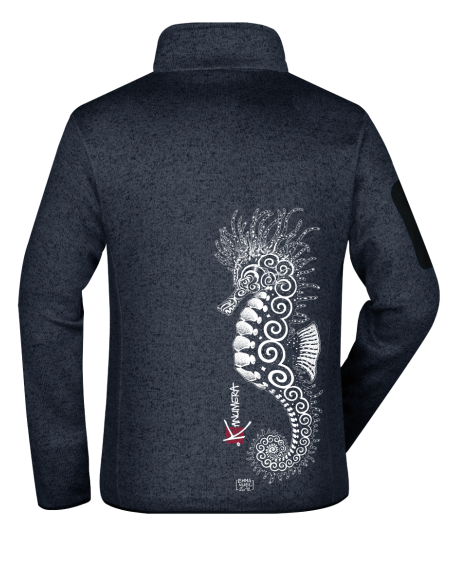 Veste en Polaire tricoté L'Hippocampe Tatoo