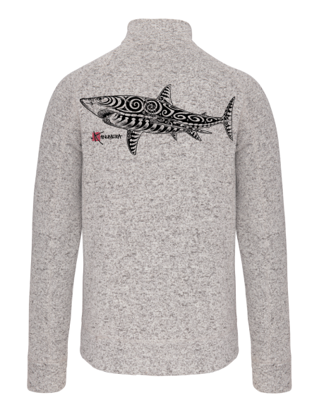 Veste en Polaire tricoté Le Requin Tatoo