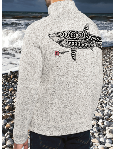 Veste en Polaire tricoté Le Requin Tatoo