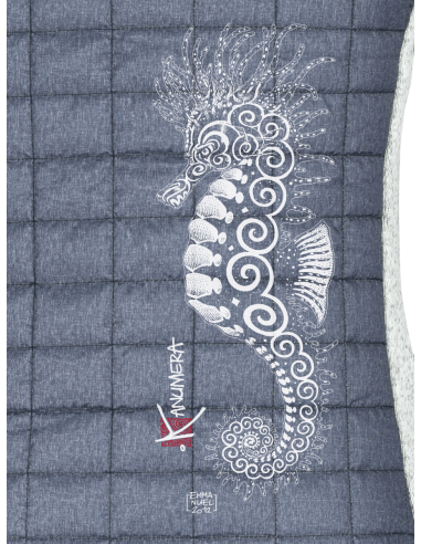 Veste Tricotée Hybride Femme L'Hippocampe Tatoo