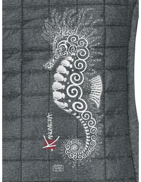 Veste Tricotée Hybride Femme L'Hippocampe Tatoo