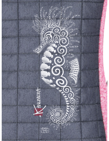 Veste Tricotée Hybride Femme L'Hippocampe Tatoo