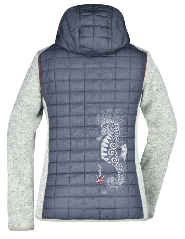 Veste Tricotée Hybride Femme L'Hippocampe Tatoo