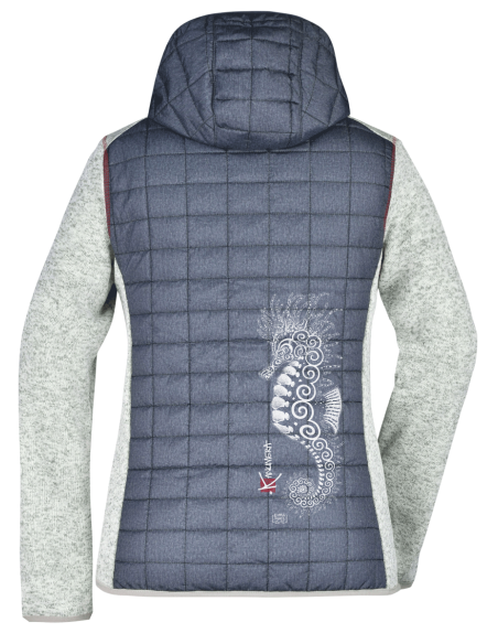 Veste Tricotée Hybride Femme L'Hippocampe Tatoo