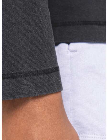 T-shirt Délavé manches longues Femme le sommeil des Cachalots