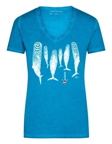 T-shirt délavé Femme Le sommeil des cachalots