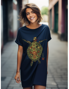 T-shirt Origine long femme La Tortue 2
