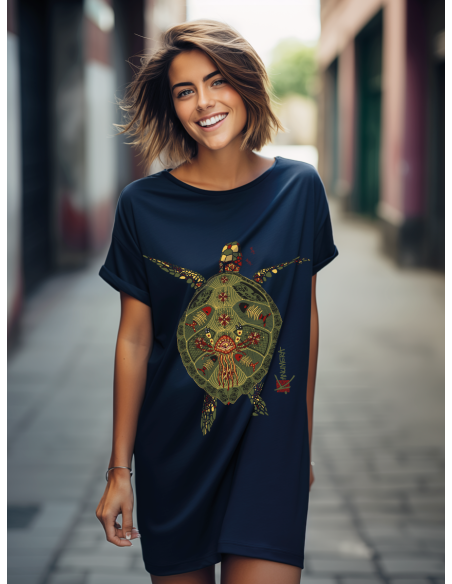 T-shirt Origine long femme La Tortue