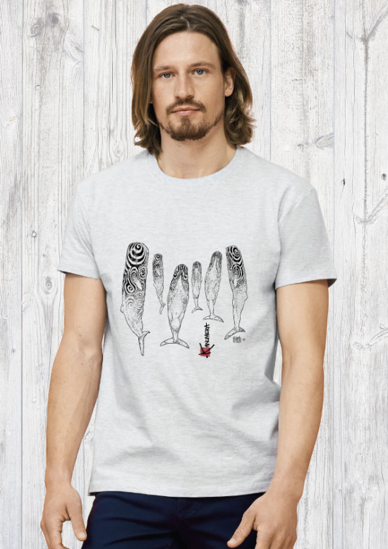 Sperm Whales Adult T-Shirt