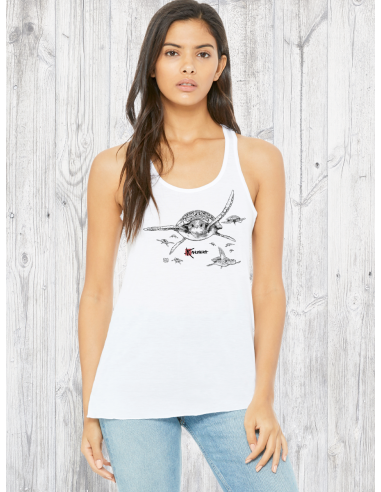 Turtles Flowy Racerback Tank Top