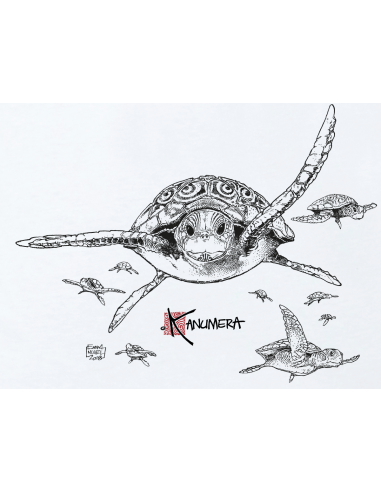 Turtles Flowy Racerback Tank Top