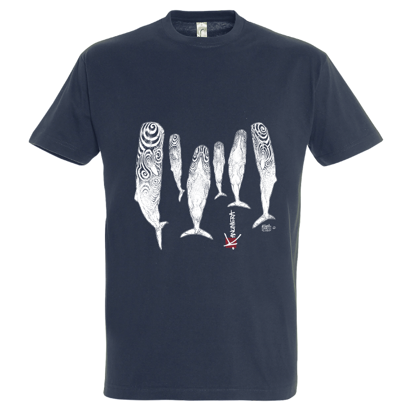 Sperm Whales Adult T-Shirt
