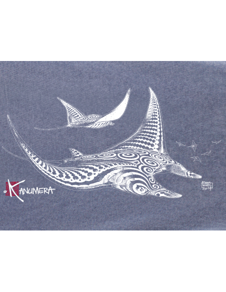 T-shirt délavé Femme Les Raies Tatoos