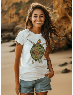 T-shirt bio Origine Femme La Tortue