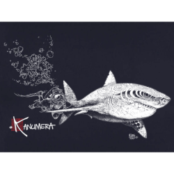 T-shirt Bio Le Requin Blanc et le Plongeur