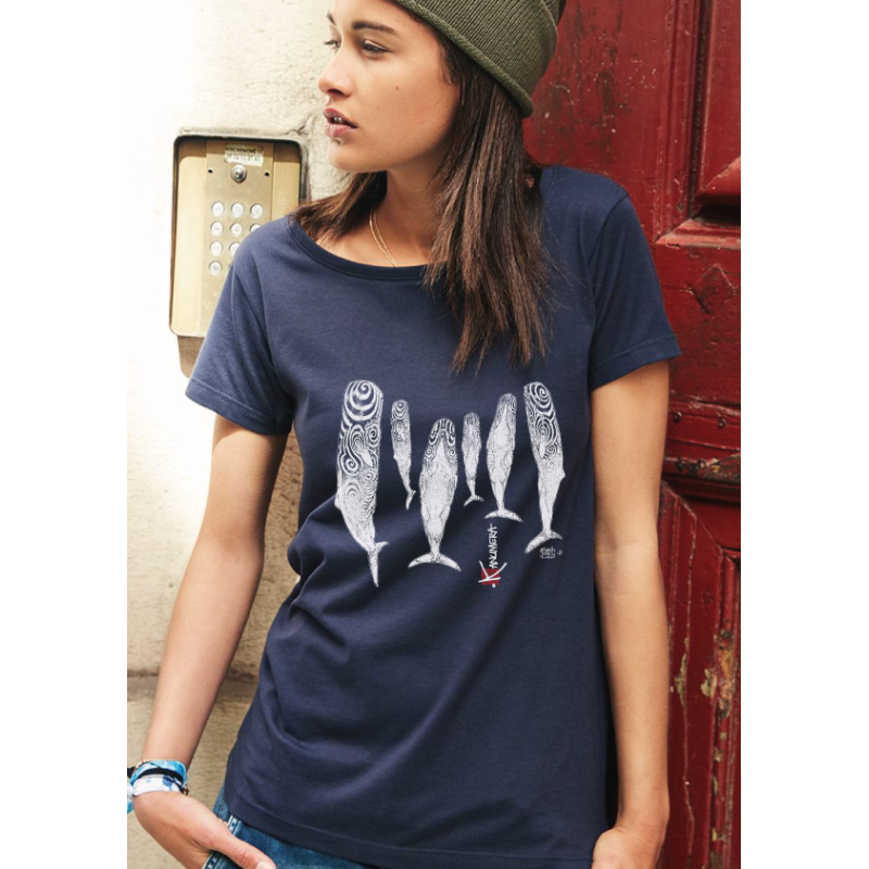 Sperm Whales Ladies T-shirt