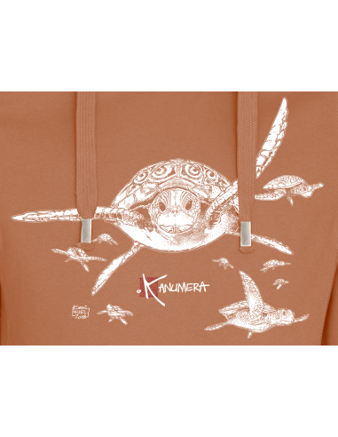 Turtles Cross Neck Hoodie