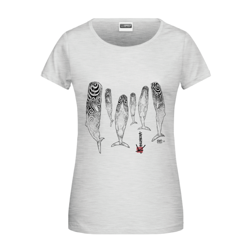 T-shirt bio Col Rond Femme Le Sommeil des Cachalots