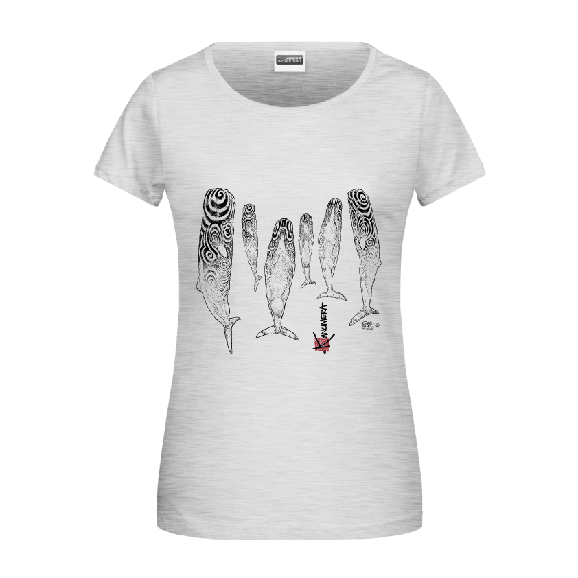 T-shirt bio Col Rond Femme Le Sommeil des Cachalots
