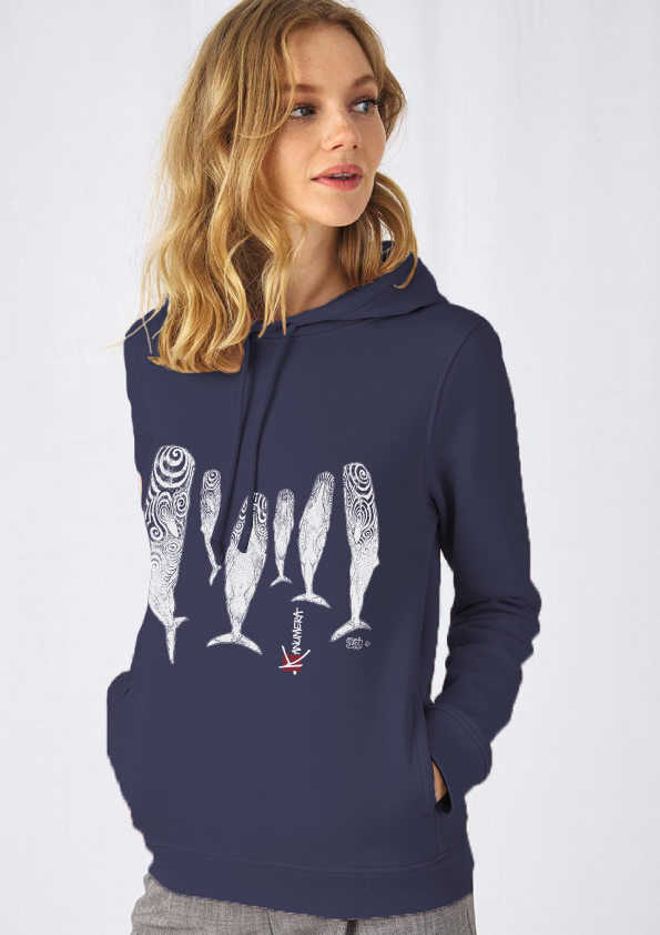 Sweat Organique Femme Le Sommeil des Cachalots