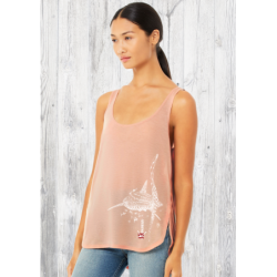 Whale Shark Women's Flowy Side Slit Tank