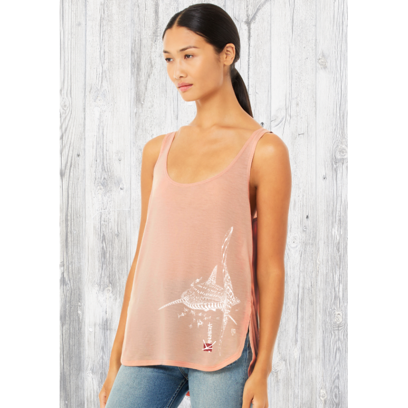 Whale Shark Women's Flowy Side Slit Tank