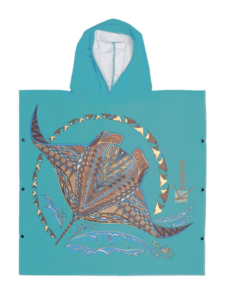 Manta Rays Microfibre Poncho (Small Size)