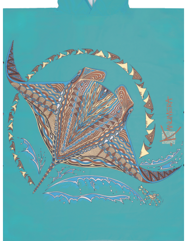 Poncho Microfibre Petit modèle Origine Les Raies