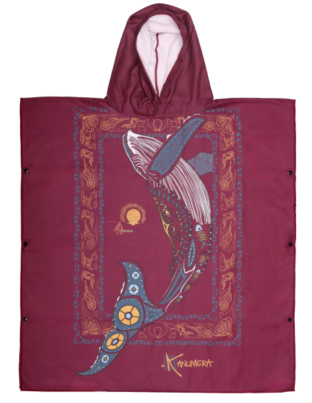 Poncho Microfibre Moyen Modèle Origine La Baleine