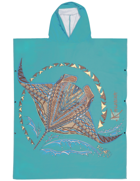 Poncho Microfibre Grand Modèle Origine Les Raies