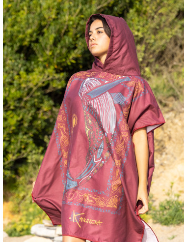 Poncho Microfibre Moyen Modèle Origine La Baleine