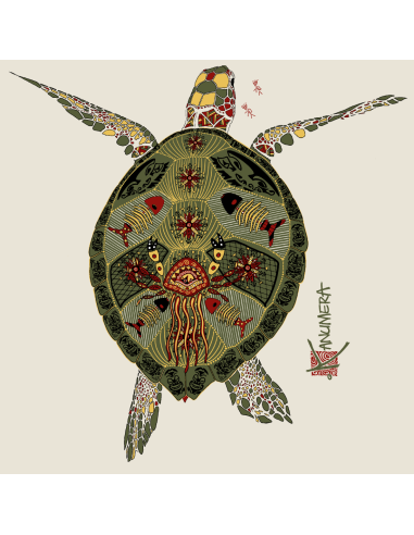 Flight of the Turtle Adult T-shirt