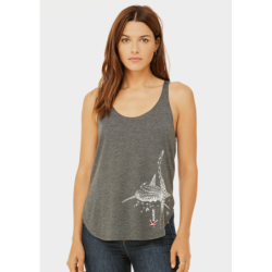 Whale Shark Women's Flowy Side Slit Tank