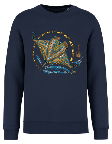 Sweat-shirt bio Origine Les Raies