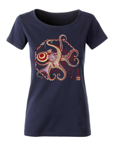 T-shirt bio Origine Femme La Pieuvre