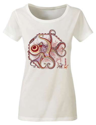 T-shirt bio Origine Femme La Pieuvre
