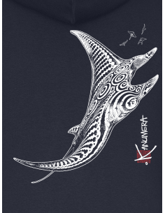 Veste à capuche femme doublée Sherpa Les Raies 2