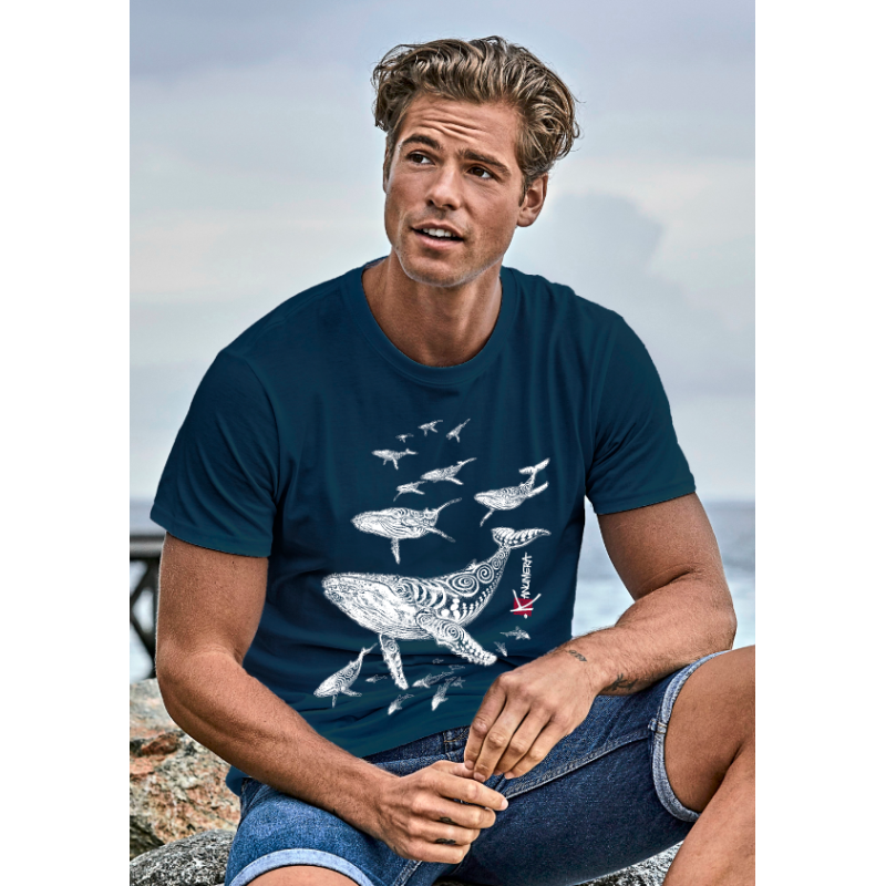 Whales Men's organic T-shirt