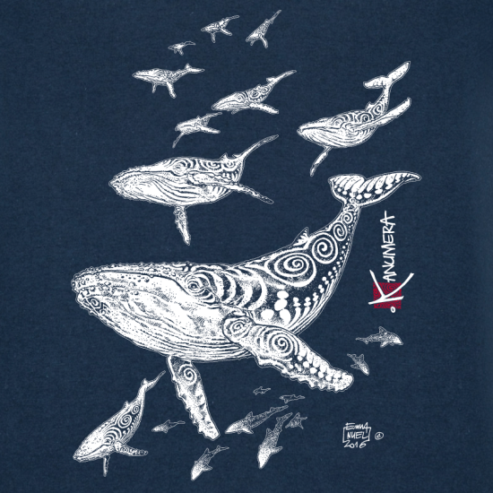 Whales Men's organic T-shirt