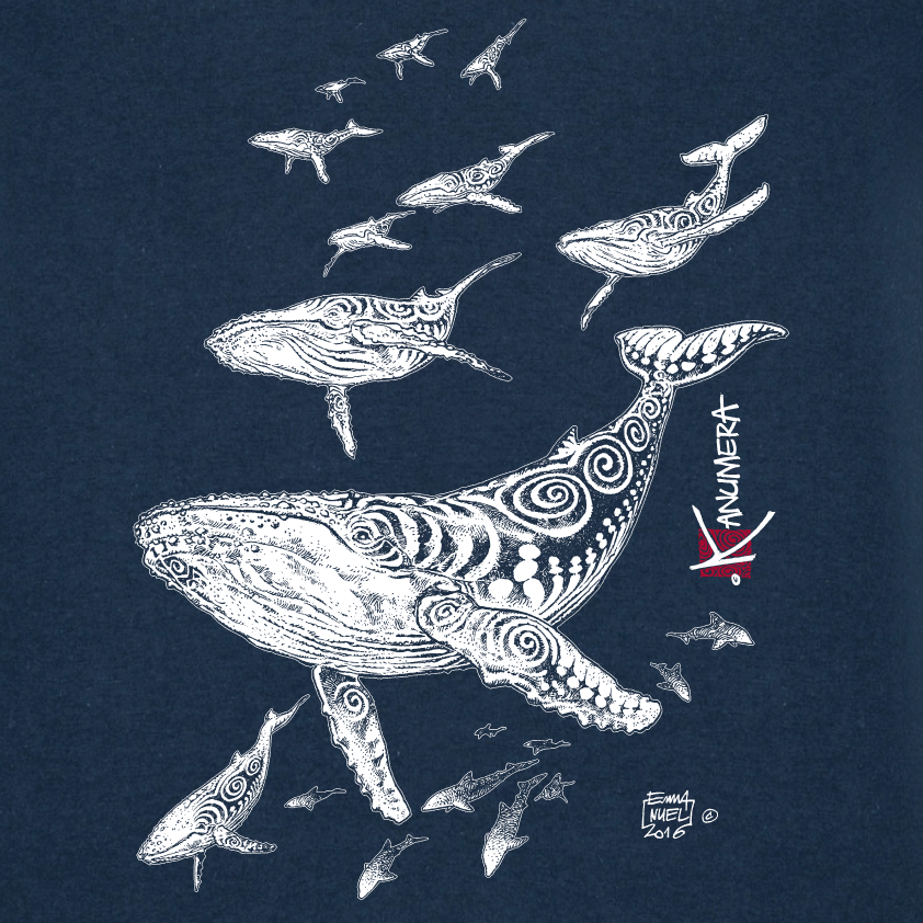 Whales Men's organic T-shirt