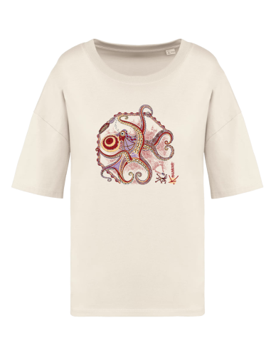 Octopus Loose organic T-shirt