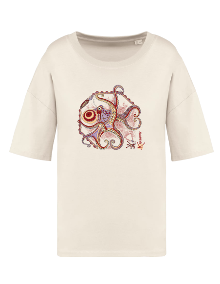 Octopus Loose organic T-shirt